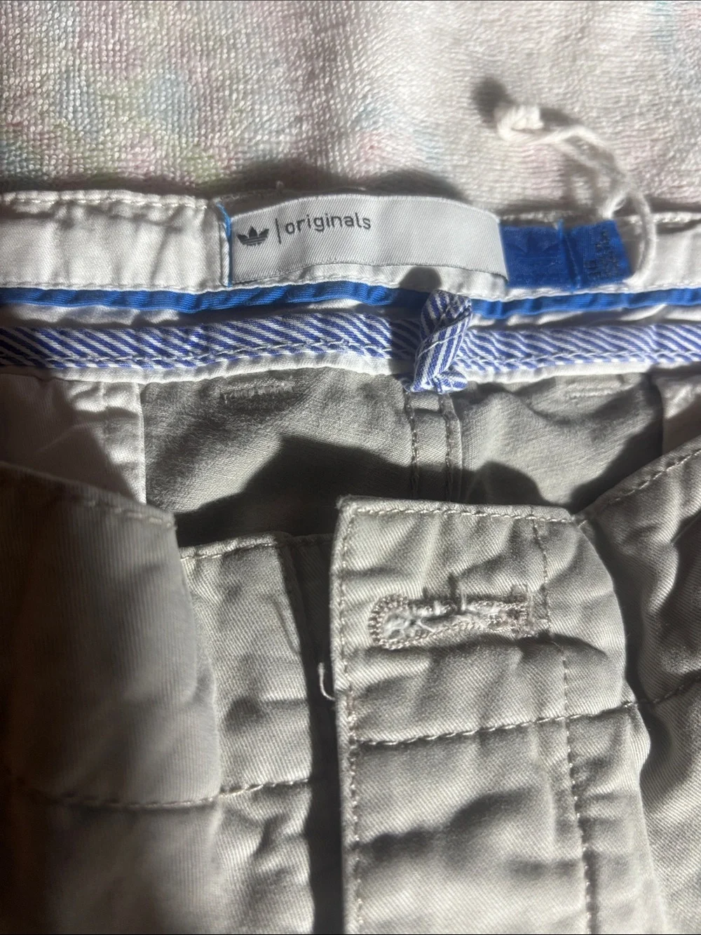 adidas Men's Gray Cargo Shorts